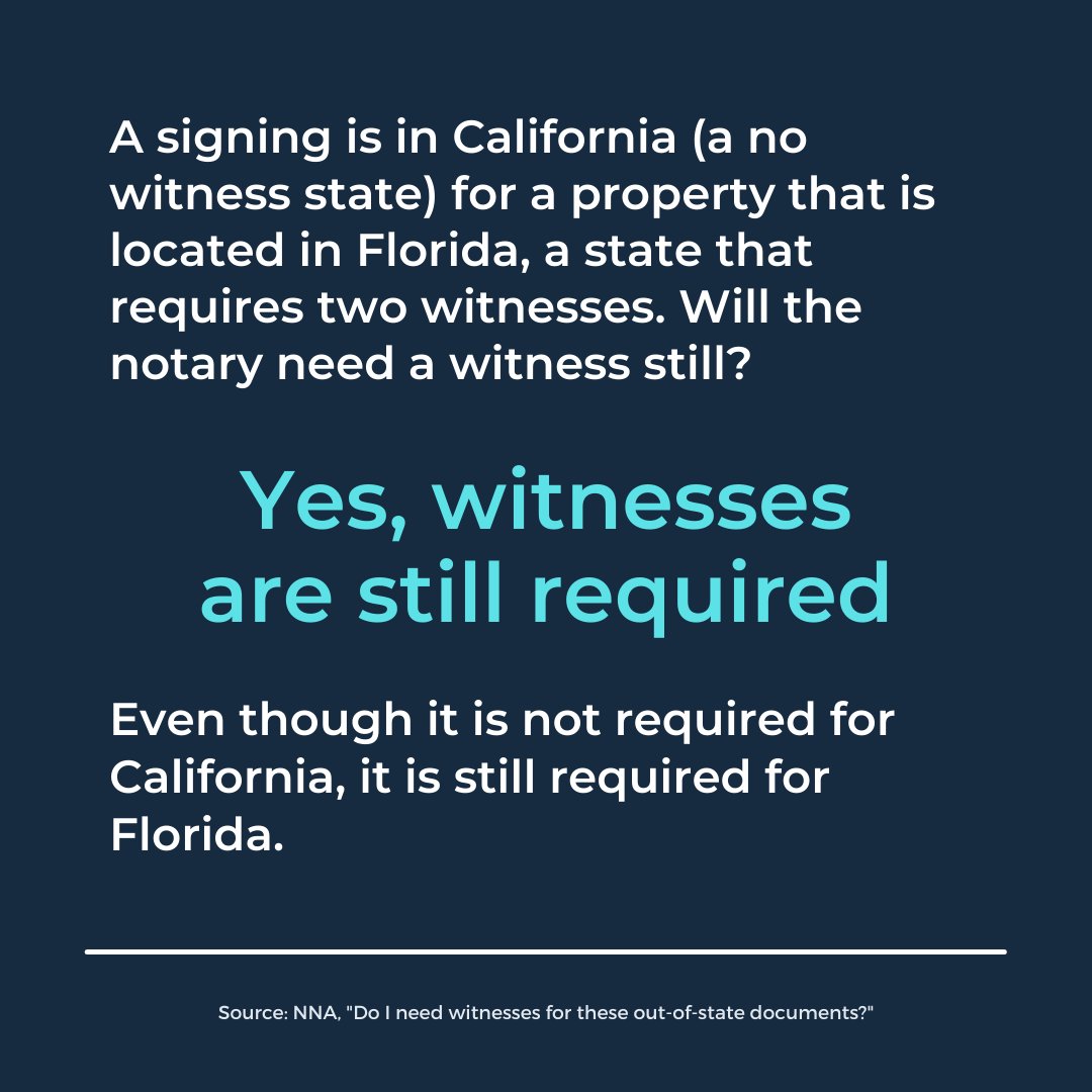 TimiosInc's tweet photo. Plainly put, yes!
Have more #notary questions? Feel free to submit via DM & we’ll answer! Check back next Monday for more notary tips.
Check with your local laws and regulations when performing as a notary.
Source: NNA
#NotaryKnowHow $IDEX https://t.co/0VXviBiKl3