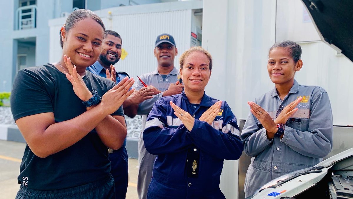 JVBainimaramafj's tweet photo. When Fijian women are strong, so is Fiji. 

On #InternationalWomensDay, as we acknowledge the achievements women in Fiji have made and are making, we recognize that true equality is a never-ending pursuit. God Bless the women of Fiji and vinaka for everything you give the nation. https://t.co/n7x1kTvpYV