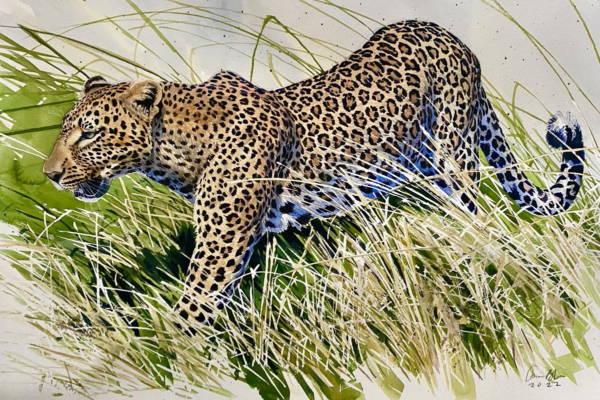 AaronBlaiseArt's tweet photo. My latest watercolor. 42”x30” https://t.co/LzBGrkGeyz