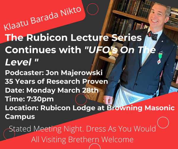 FultonLodge248's tweet photo. One of Fulton Lodge's Own is giving a lecture this month! https://t.co/Ozlng2wSHh