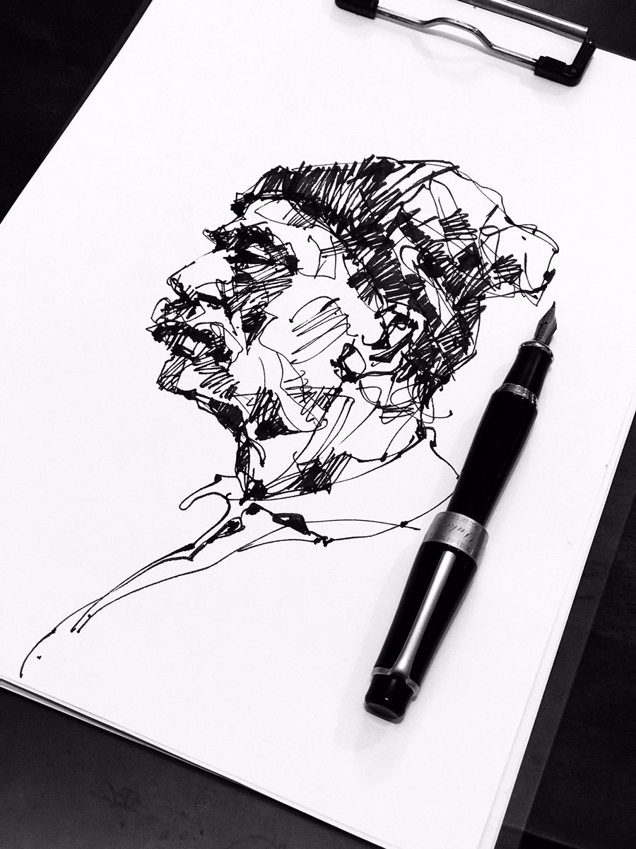 widemediaguy's tweet photo. Test run of my new Duke Charlie…loving it. #fudepen #duke2009fountainpen #inksketch #sketch #wmg #widemediaguy #prakashthombre #i_design_experiences https://t.co/94GnfUwHQi