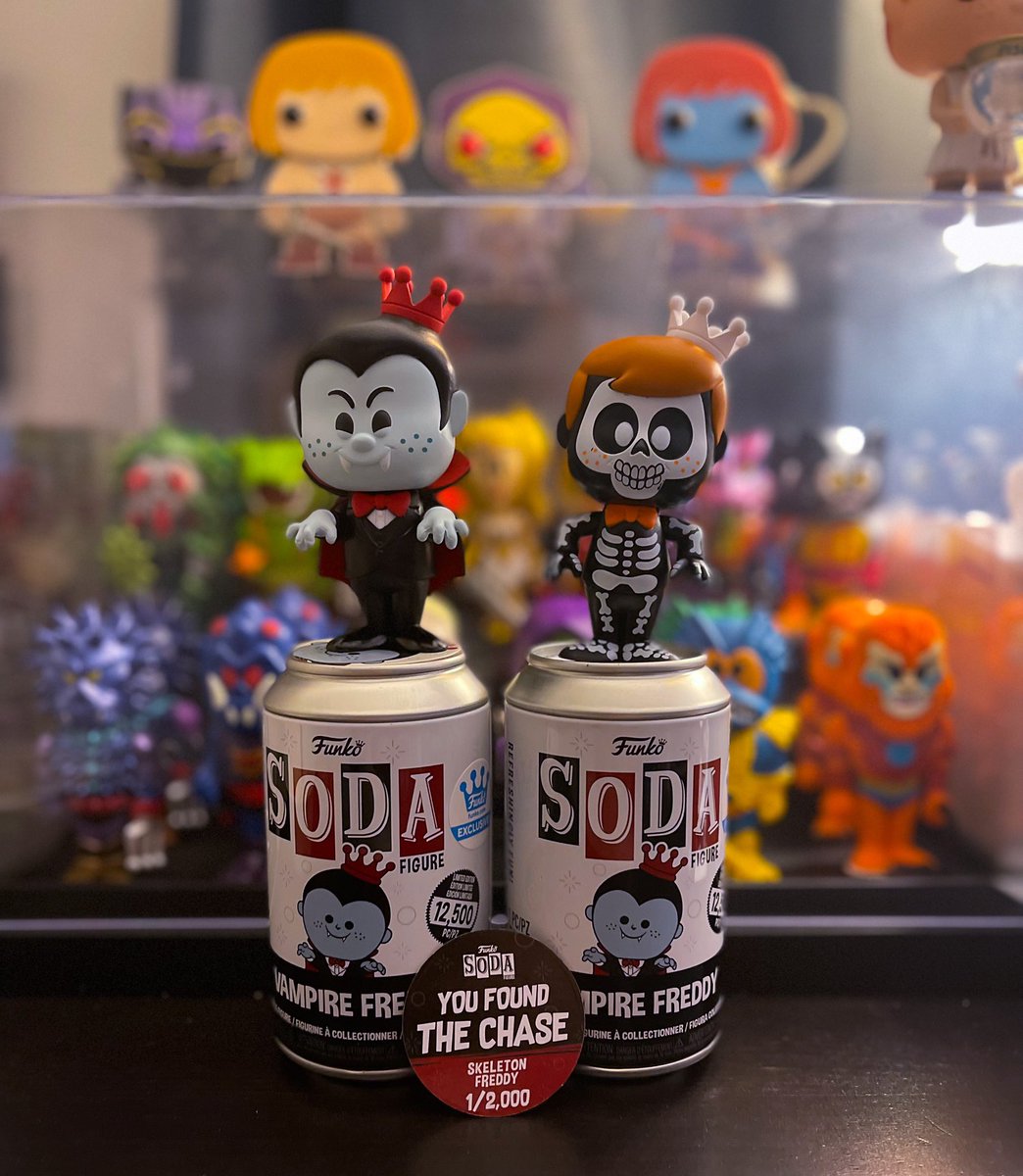 PPophunter's tweet photo. A lil 2 can magic on this beautiful #mightyfunkomonday π€©π #vampirefreddy #skeletonfreddy #funkosoda #funkosodachase #freddyfunko #freddyfunkosoda #freddyfunkosodachase #funkoshopexclusive #funkoshop @OriginalFunko #myfunkostory #fotw #funaticofthemonth https://t.co/Kh3huYbHBO