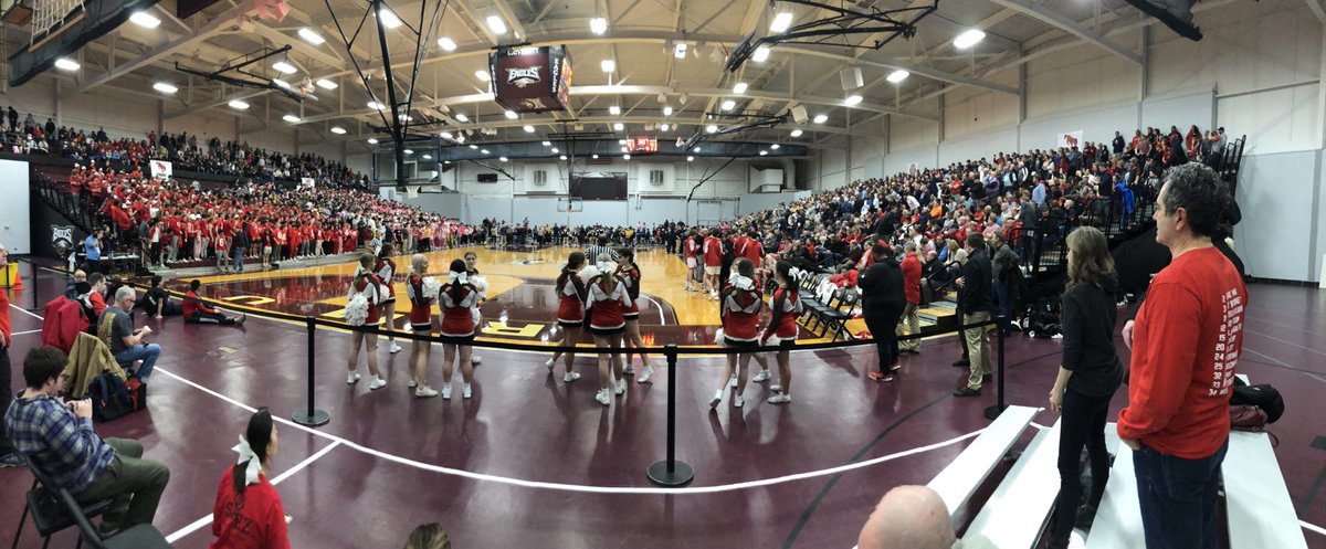 Three minutes game all tied up. Winner goes down state!