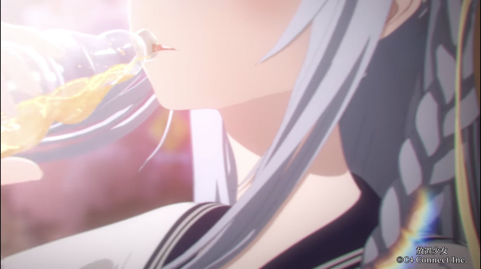 放置みん 董白の飲んでるジュースがゲーム内のイラストでは固体化してて動かなかったのに対し このビデオではちゃんと物理演算で液体の動きが表現されてるのにも感動しました T Co Mzfnjjgdow Twitter