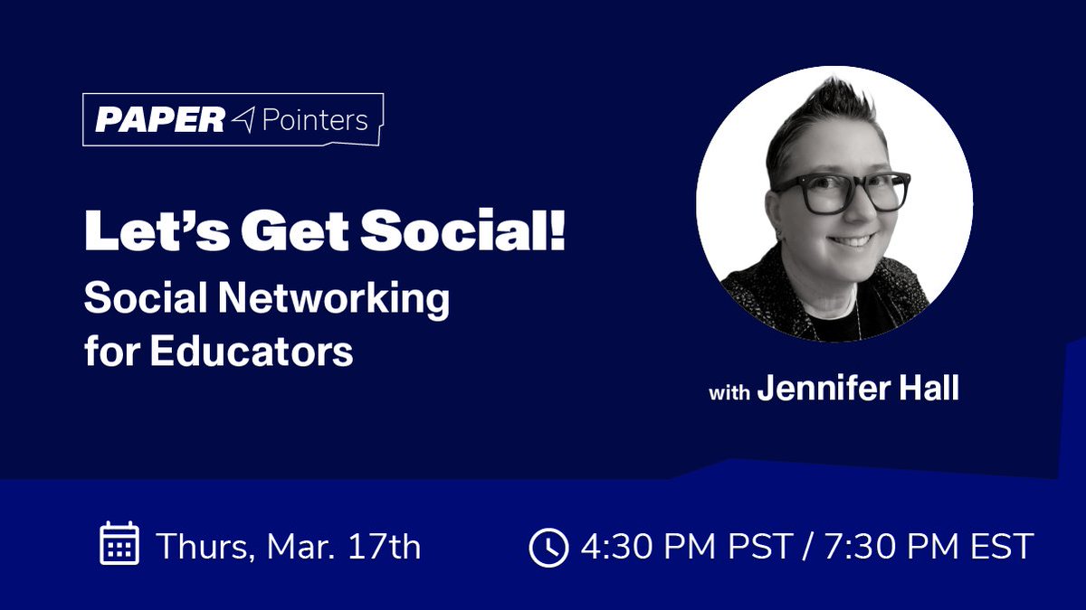 Instagram, Twitter, Pinterest? Social media can be uncharted territory for some, but its value for educators is profound ✨ We've partnered with @tapsitjen to share tips that will enhance your use of social media as an educator.

Register for free 👉  bit.ly/3hPXydC