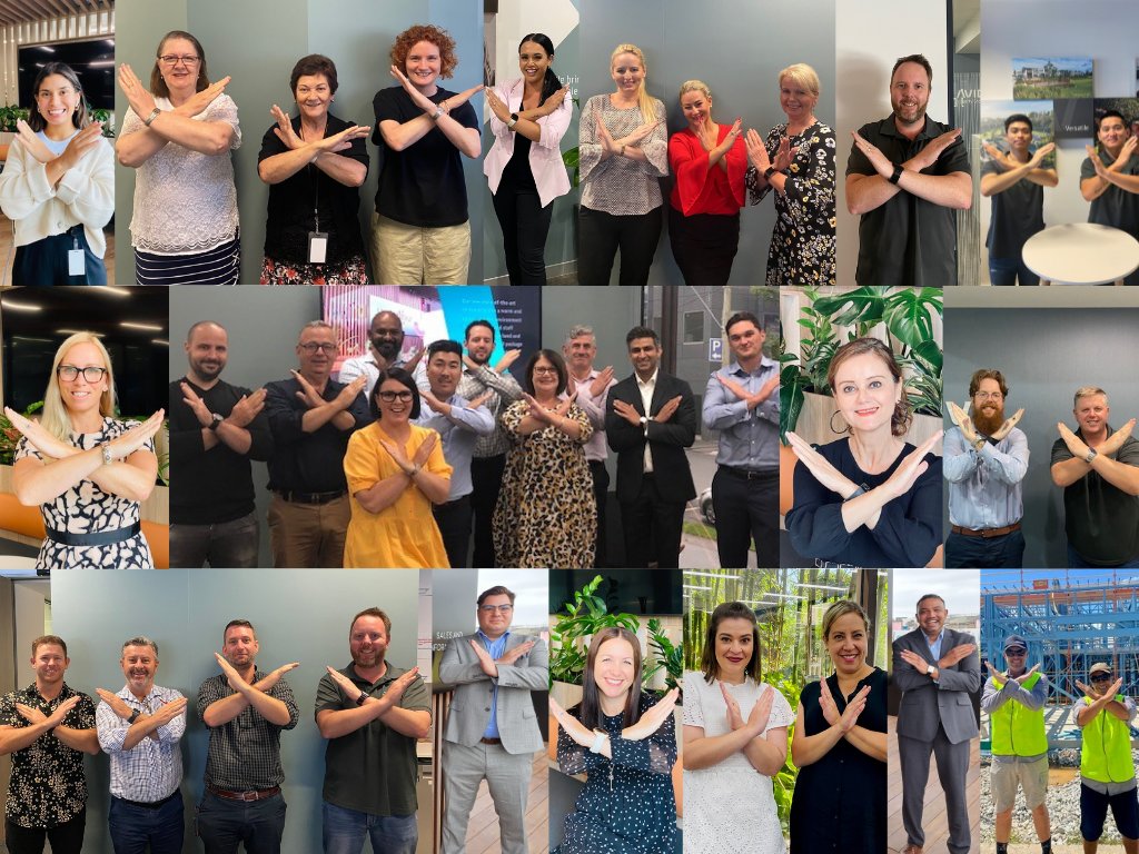 In celebration of International Women's Day, AVID hosted morning teas at each office across the country to celebrate the wonderful women in our workplace.

We cross our arms to show solidarity and make a call to #breakthebias.