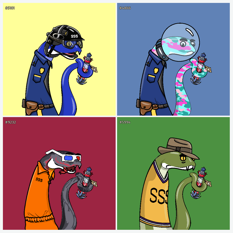 MediaProNetCom's tweet photo. 💰 Snake VIP Club | #NFT on #OpenSea by @256cub

 #FREE NFT #Giveaway 07 Mar 2022 - 13 Mar 2022
📢 https://t.co/KKOCcntDIm

 #IntellectSerum #SnakeVIPClub #NFTDrop #NFTs #NFTCommunity #NFTartist #NFTart #NFTAirdrop #NFTCollection

https://t.co/AT3rwl6531 https://t.co/4wm9qxXlnB