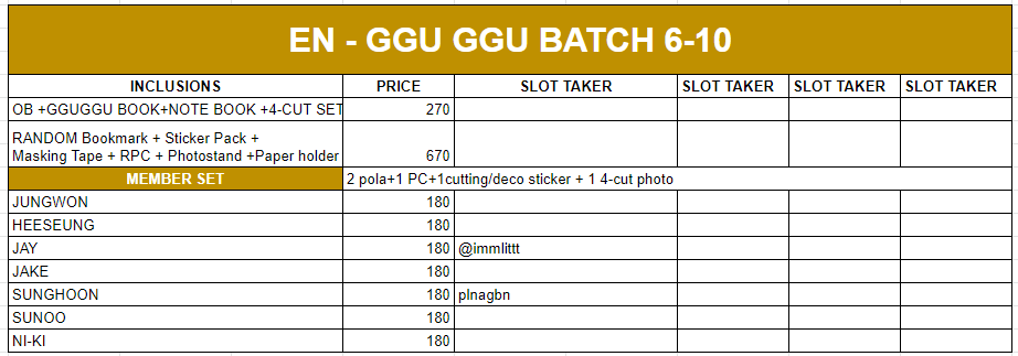 AnneJellyPH's tweet photo. #Anne_GO PH GO HELP RT WTS LFB ENHA

ENHYPEN 2022 GGU GGU PACKAGE TINGI BATCH 6-10

reply mine + item (eg. mine + rpc set/note set)

🍒With FREEBIES
🗓️DOP: March 20
🚚MOD: GGX, FLASH, J&amp;T, S/CO
💵MOP: GCASH
🚢ETA: 3-4 weeks https://t.co/3cYbLXFwF6