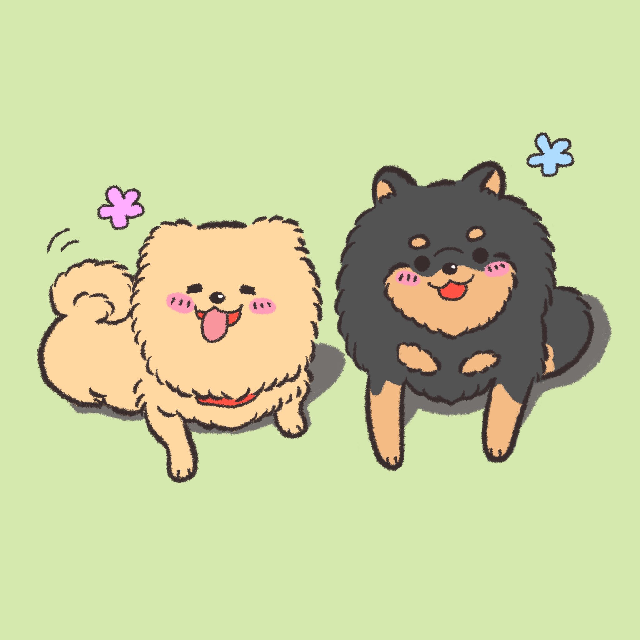 ポメラニアンイラスト Twitter Search Twitter