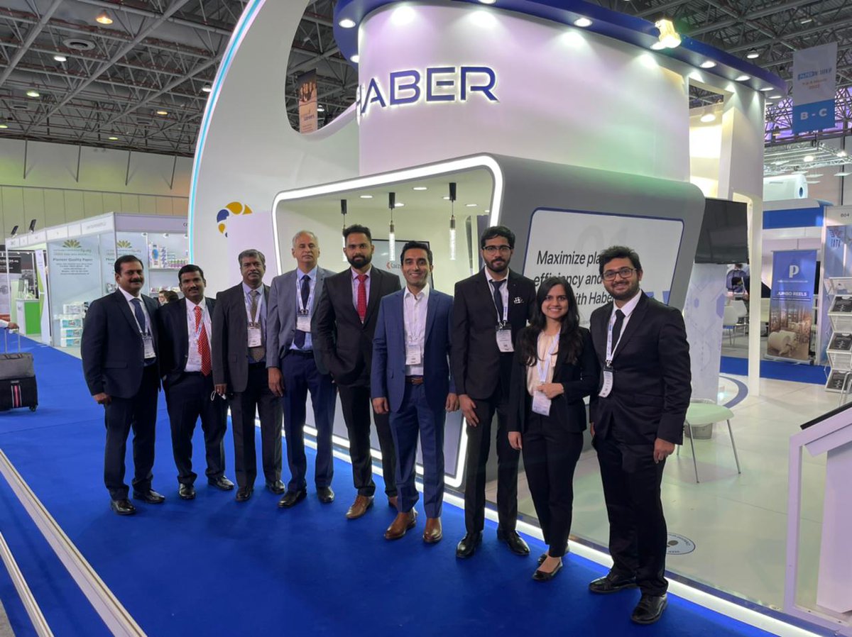 HABER_TECH's tweet photo. We had an exciting Day 1 at the Paperone Show yesterday and thank everyone who made it such an exciting day for us. We hope to have more of such interactions. So do visit us at our booth, B-06!
#Expo2020 #paperindustry #SaaS #AI #ML #efficiency #automation #paperoneshow #expo https://t.co/IBsNHcKWrM
