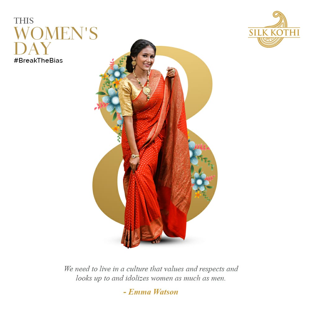 KothiSilk's tweet photo. || HAPPY WOMEN'S DAY ||
There is nothing more beautiful than a woman determined to rise. Celebrate your journey of growth with our heart throbbing Handloom Banarasi weaves.
#womenempowerment #HappyWomensDay #woman #rise #shine #grow #Trending #Tweet #tuesdaymotivations #happiness https://t.co/FnwB0kUFkT