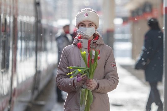 С прекрасным весенним праздником 8️⃣ Марта всех сотрудниц компании и женщин-ветеранов поздравило руководство железнодорожной отрасли: gudok.ru/content/first_…