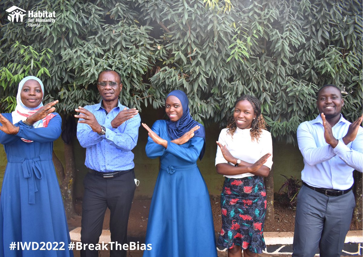 Habitat4uganda's tweet photo. Individually, we're all responsible for our own thoughts and actions - all day, every day. We individually can break the bias in our communities, workplaces, and schools.

Together, we can all break the bias  - on International Women's Day (#IWD2022) and beyond. #Stand4Her https://t.co/IoNU8g7T9e