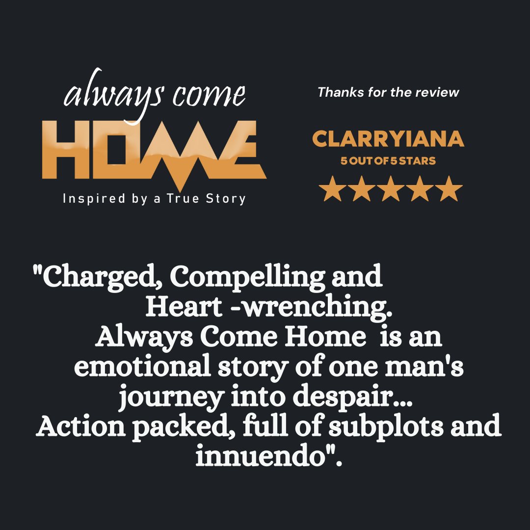 Another great review for Always Come Home!

Now available on Amazon Kindle and Kindled Unlimited. Paperback to follow soon!

US: amazon.com/gp/product/B09…

Europe: amazon.de/-/en/Tom-Richa…

UK: amazon.co.uk/Always-Come-Ho…

#Tomrichards #alwayscomehome #dolphinsong #irishcentral