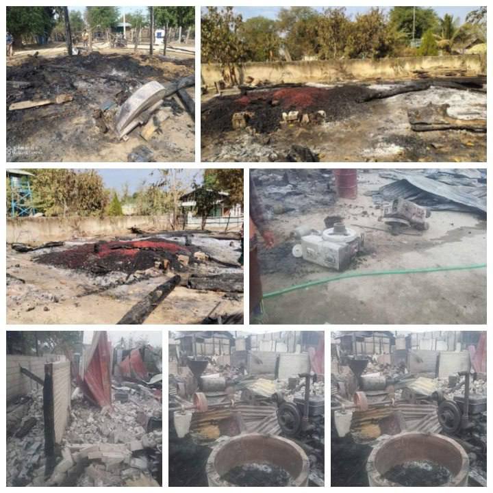 2021Revtweets's tweet photo. Abt 200 SAC Troops fired artillery shells to Letpantaw Village,Yinmarpin from Pagoda Hill and it hit the monastery where refugees were evacuating. 4 were killed and one was wounded.
#WarCrimesOfJunta
#2022Mar8Coup
#WhatsHappeningInMyanmar https://t.co/K34Bbm9SYx