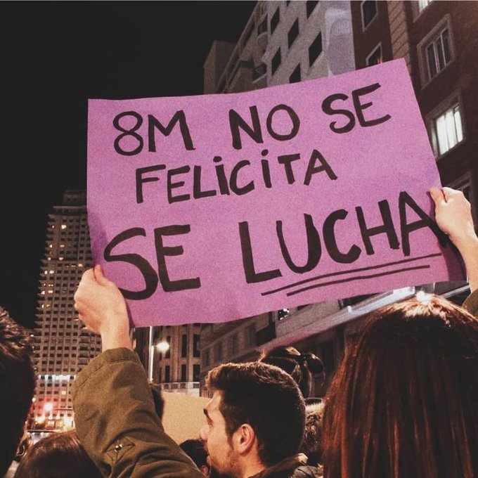 Será un día feliz cuando que no falte ninguna  #8Marzo2022