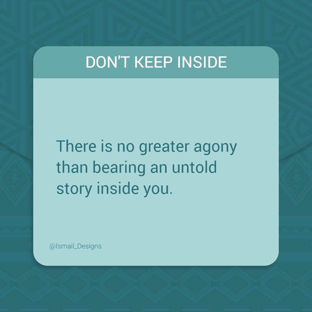 “There is no greater agony than bearing an untold story inside you.”
~ Maya Angelou

#IWD2022