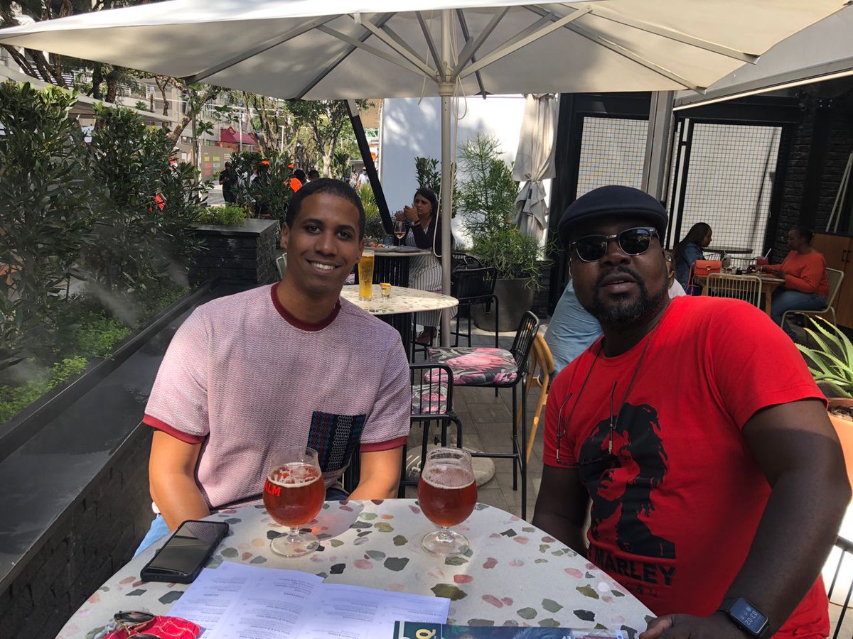 Always a pleasure linking up with <a href="/kojofabio/">kojo bentum williams</a> again, this time in sunny #Johannesburg. Till next time brother #tourism #travel #africa