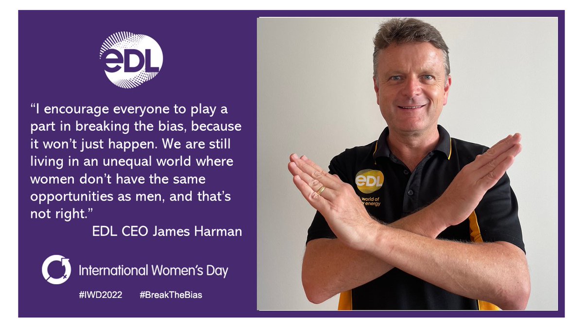 This #iwd2022, EDL is working to #breakthebias around women in trades. We’re growing the number of women in trades by providing training opportunities at our operations, and actively encouraging women and girls to take up #STEMcareers.