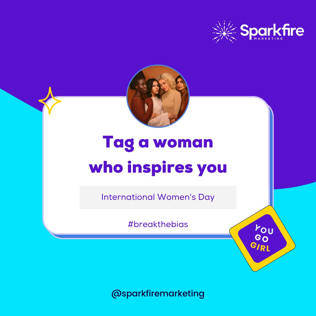 SparkfireM's tweet photo. Today we celebrate our mothers, daughters, friends, bosses, sisters colleagues...

Tag a woman who inspires you.

Happy #InternationalWomensDay2022 

#8thMarch https://t.co/P016sQMm9L