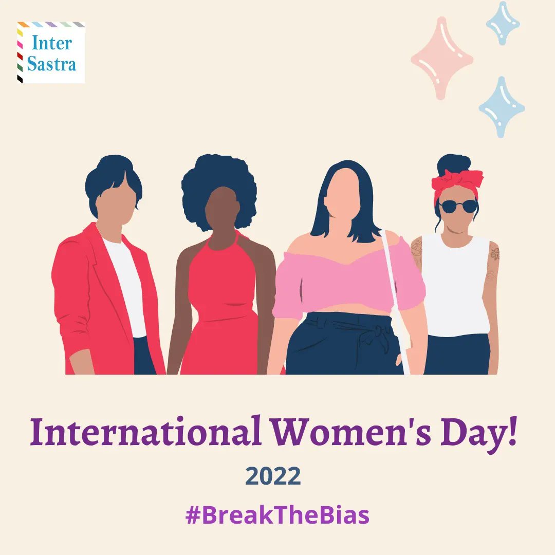intersastra's tweet photo. Selamat Hari Perempuan Sedunia! 

Inilah waktunya untuk menciptakan dunia yang bebas dari bias, stereotipe, diskriminasi, dan perang. Mari bersama mewujudkan dunia yang ramah perbedaan, dunia yang setara dan adil-damai. ✨🌈 https://t.co/ah2Q8TJf2w