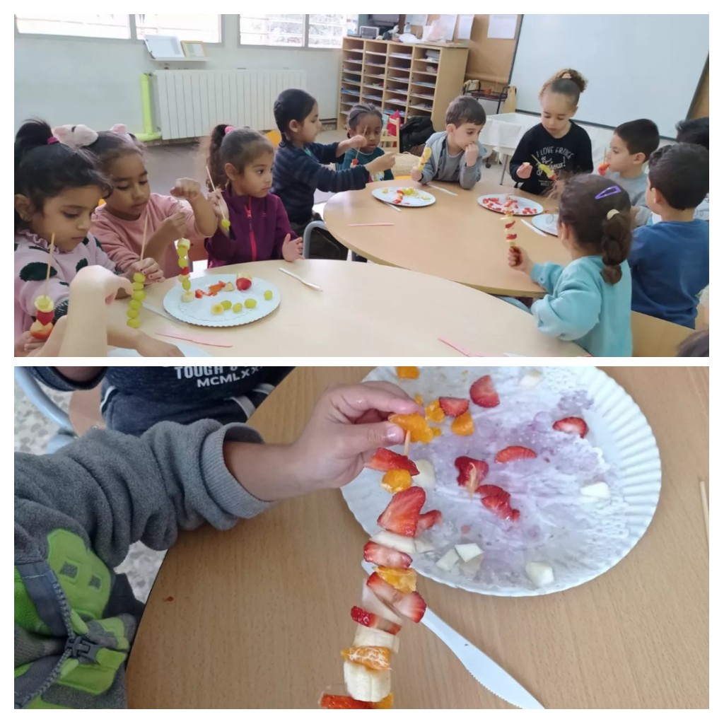 lliscart's tweet photo. 📌L'alumnat de #P4 hem fet una sortida al @mercatdecollblanc
📌Ens ha agradat molt veure les parades que hi ha.
📌 Ens han explicat moltes coses.
📌Hem comprat fruites i hem fet broquetes per berenar, i estaven boníssimes.
#curs2021i22 #ieperelliscart #comunitatpetits https://t.co/lw5u3cJyHf