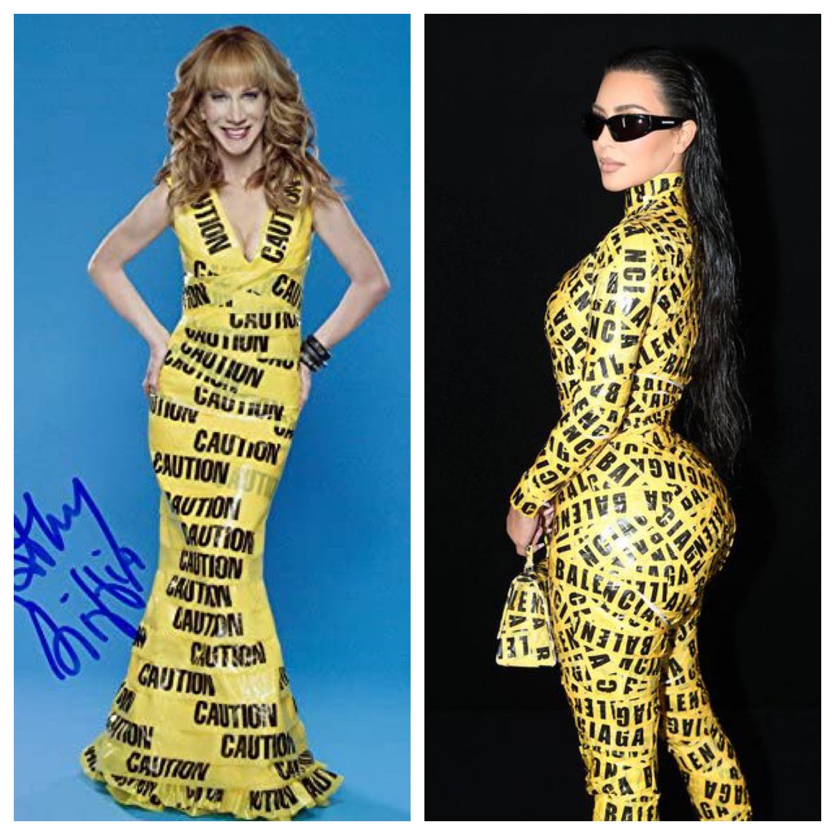 kathygriffin's tweet photo. Ahead of my time. Again! @BALENCIAGA https://t.co/V3CxksWdqf