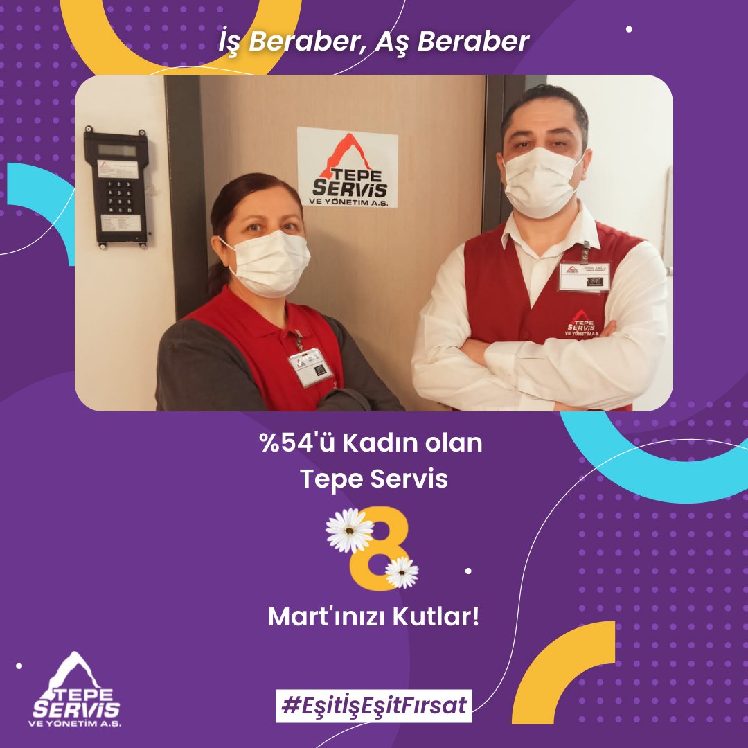 %54’ü Kadın Olan #TepeServis, “İş Beraber, Aş Beraber” İnancıyla 8 Mart Dünya Kadınlar Günü’nü Kutlar!

#8Mart #DünyaKadınlarGünü #İşBeraberAşBeraber #EşitİşEşitFırsat #8MartDünyaKadınlarGünü #hizmetinizdeyiz