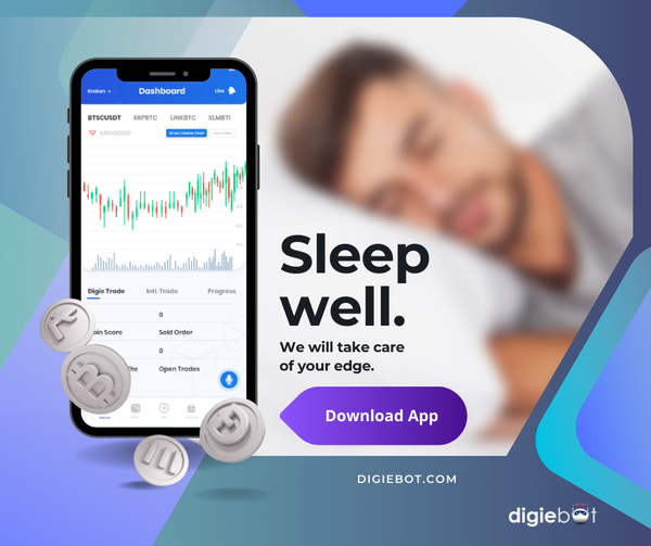 DigieBot's tweet photo. Stay ahead of manual traders with a 24/7 trading bot. Digie needs no sleep. It is up at all hours waiting to catch the best market opportunities.
Download the #digiebot app from Google play store and start trading today. 
https://t.co/LS0MzYtbkV
#cryptotradingbot #cryptocurrency https://t.co/ZPO4Wwced9