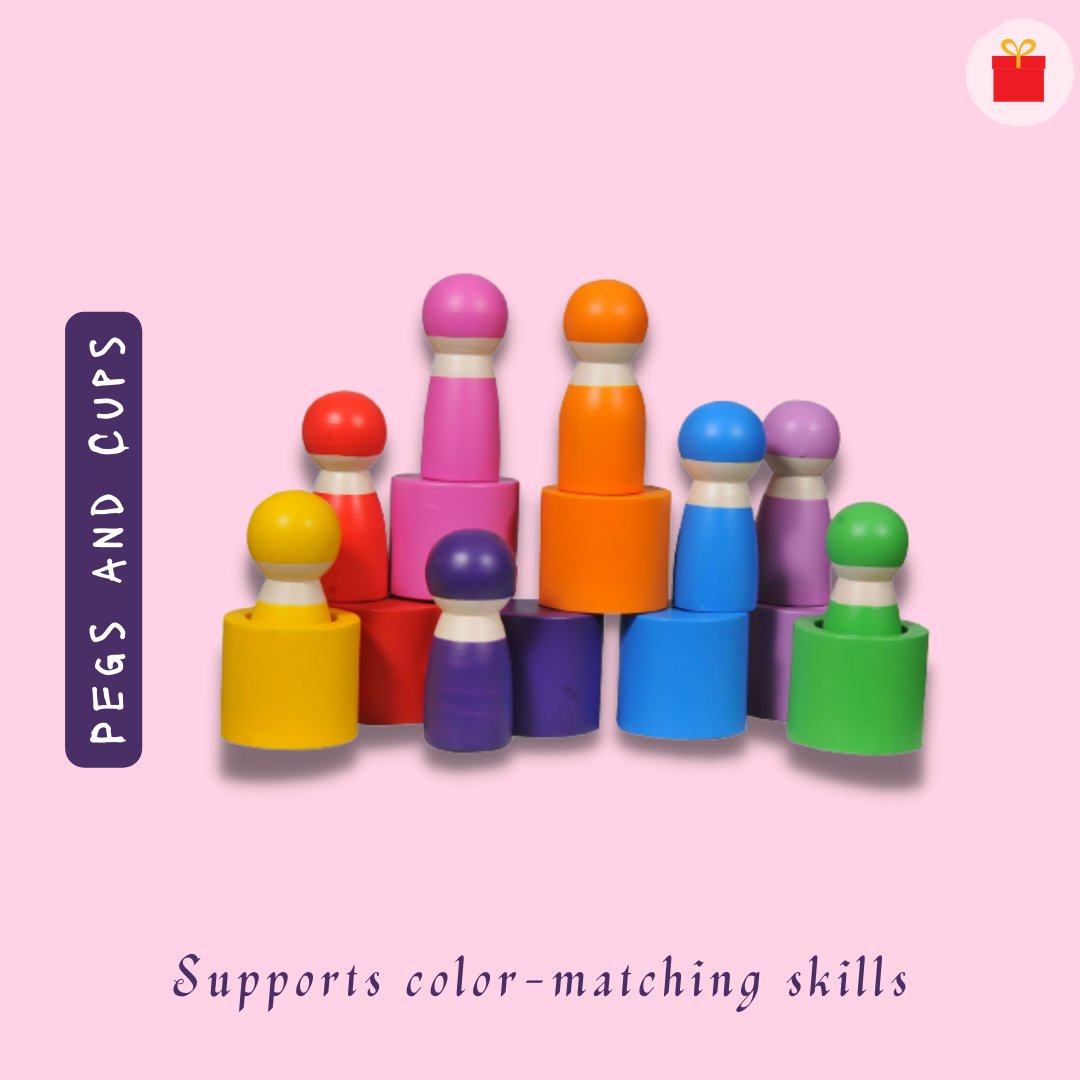 giftwaley's tweet photo. #peggame

Pegs and Cups teach kids about spatial awareness, support color-matching skills and improve hand-eye coordination.

 #peg #pegdolls #pegtoys #matchingtoys #matchinggame  #colormatching #skilldevelopment #skill #educationaltoys #montessori #GiftWaley #YourSmilePartner https://t.co/CFUulVrQqL