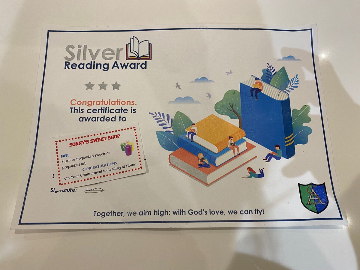 StAnnsRainhill's tweet photo. Last Friday was the first week to achieve a Silver Reading certificate and voucher. So many were awarded! ๐Who will earn their certificate for reading everyday for 20 weeks next? ๐#RewardingReading #ReadingChangesLives @the3Saints @NW_LP https://t.co/dAwugAp4m1