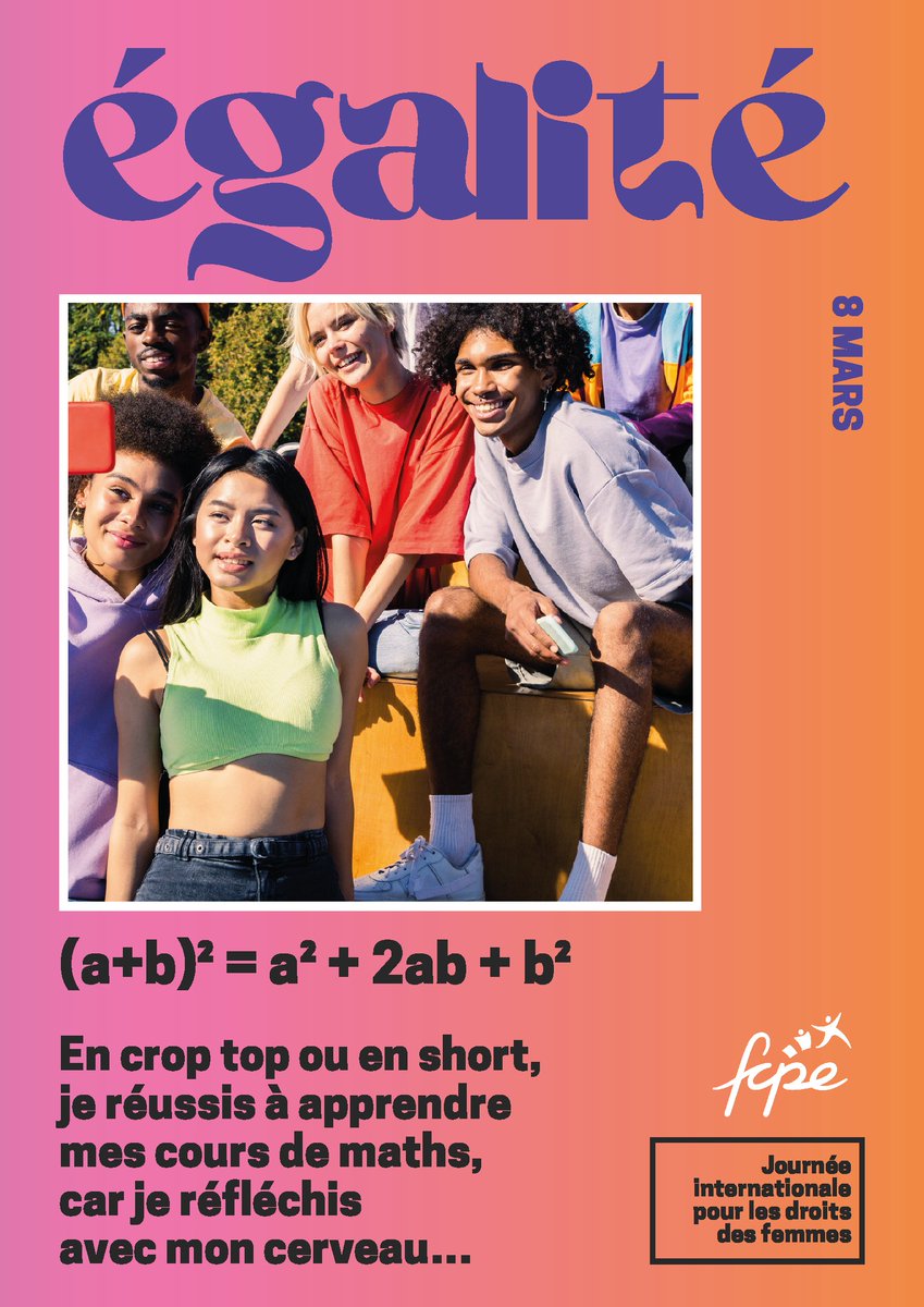 FCPE_nationale's tweet photo. #JournéeInternationaledesdroitsdesFemmes #8mars2022 La FCPE réaffirme le droit des élèves à disposer de leur corps, et plus spécifiquement le droit des adolescentes à s’habiller comme elles l’entendent dans l'enceinte scolaire ! https://t.co/MX9xEIv1l4