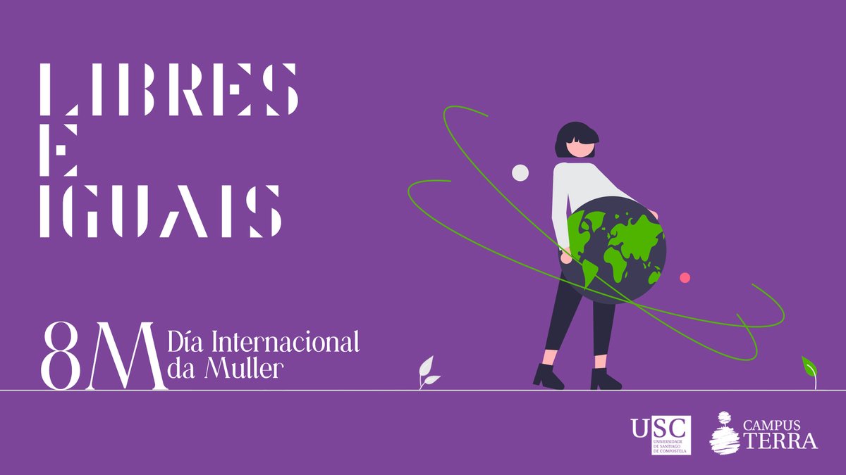 🟣 DÍA INTERNACIONAL DA MULLER | No #CampusTerra cremos na educación como o xeito de construír a igualdade de xénero!

✊ Estendamos a pegada do #8M durante todo o ano para concienciar e levar as reivindicacións do #DíaInternacionalDaMuller máis alo do día de hoxe.