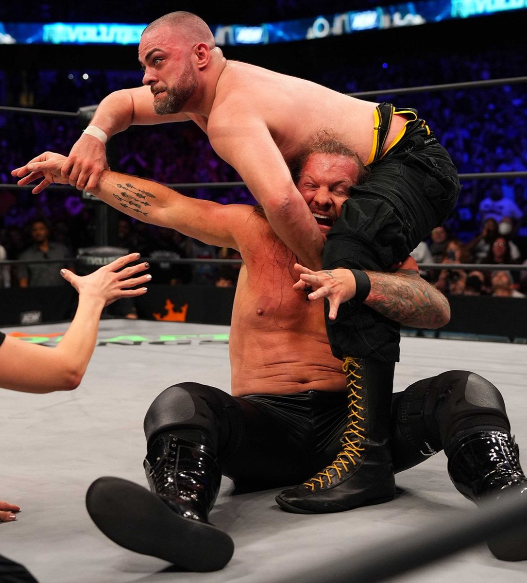 I love how Revolution had a lot of variety:

Jericho/Kingston = Total 90s All Japan style with Germans, Half &amp; Halfs and lots of chops
3-way tag = Classic Young Bucks 200mph match with great storytelling
FOTR = Self explanatory, fun ladder match with 3 hosses doing their things