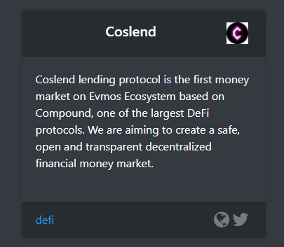 coslend's tweet photo. Glad to be listed on https://t.co/p86Q4ll2kB, the @EvmosOrg portal site built by validator @swiss_staking.⚛️🦾
At https://t.co/p86Q4ll2kB you can find all info of Evmos projects.
Thanks for the amazing work, hope that everyone can support their nodes.👀 https://t.co/CNXA9x1Zlx