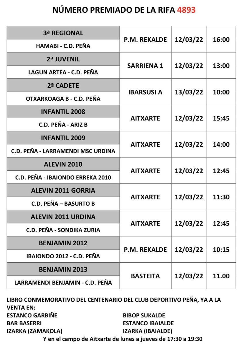 Club Deportivo Peña tweet media