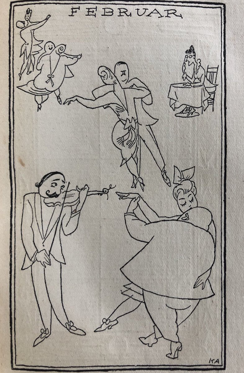 Karl Arnold pour un almanach, il y a 100 ans... 