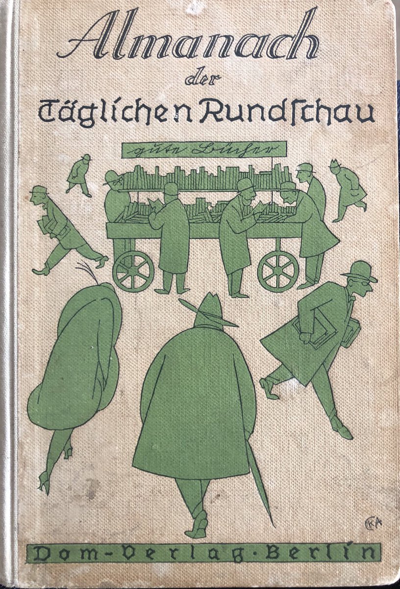 Karl Arnold pour un almanach, il y a 100 ans... 