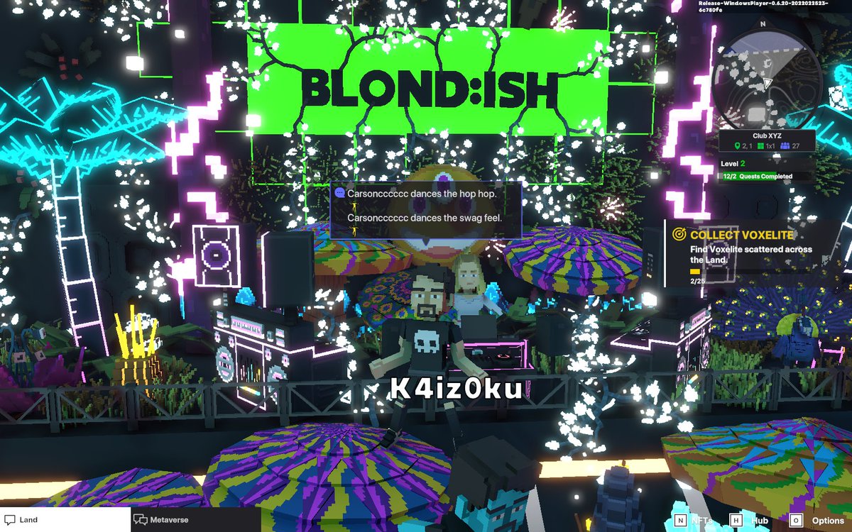 CarsonCccccc's tweet photo. @TheSandboxGame @blond_ish I just participated in the daily #SandboxAlphaS2Contest for a chance to earn up to 1,000 $SAND! Day 2 - Dance with Blond:ish. Check out my screenshot below! 👇 #SandboxAlphaS2 https://t.co/vidRGrF0AY
