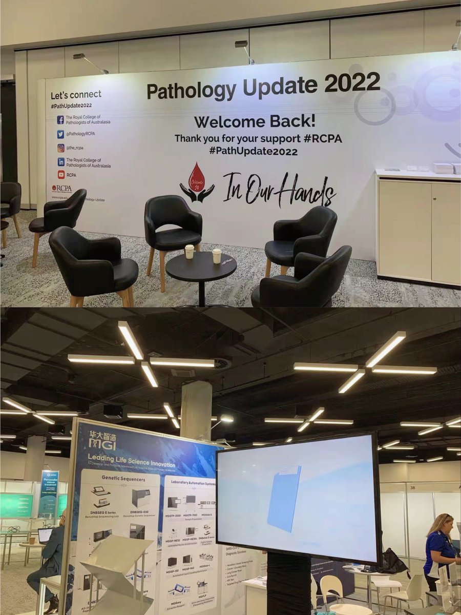 MGI_Technology's tweet photo. Thank you for visiting our #PathUpdate2022 booth. We enjoyed the conference and, more importantly, meeting you all. We look forward to the next #RCPA event! #YourCollege #PathUpdate2022 #InOurHands https://t.co/4OSwbDjwfM