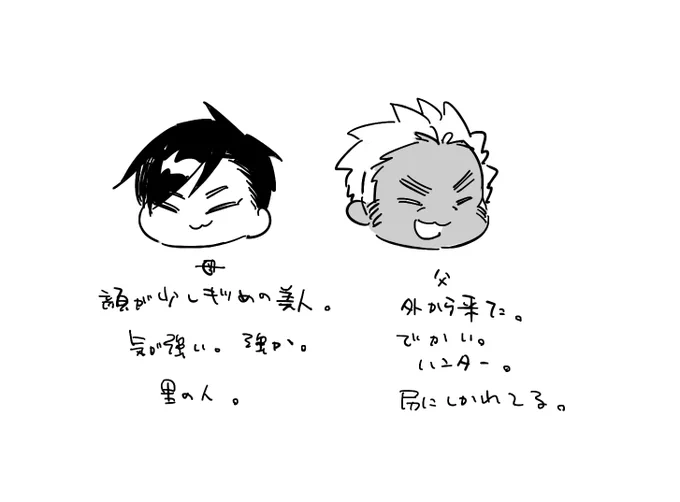 キャラデザふんわり考えた両親の設定だけある 