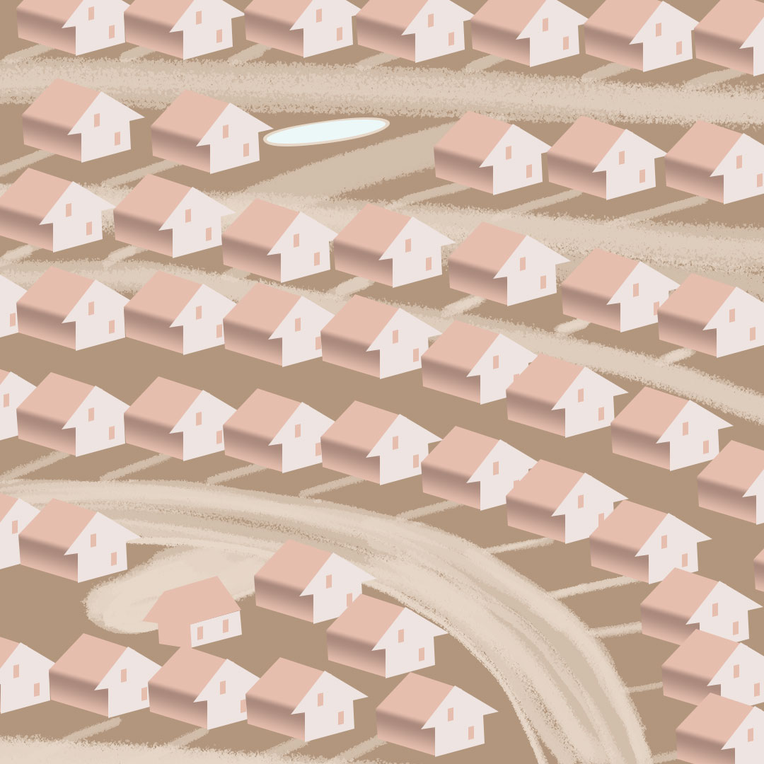 87thStCreative's tweet photo. Day 23 of #the100dayproject2022. Been researching suburban sprawl &amp; real estate booms for an animated video @87thStCreative. I found photos that were so iconic, it made want to draw it. But, I remember there was always one kid in the 'hood whose house came with a pool.💦#drawing https://t.co/X3PfEdBYXS
