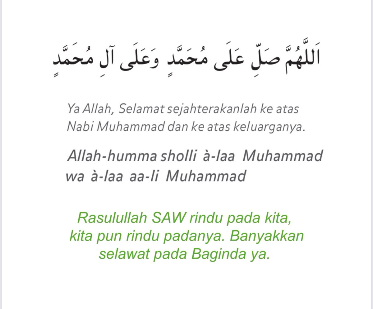 Zaaaaeeeer's tweet photo. Dah selawat ke belum hari ni? Jum selawat ke atas Baginda Rasulullah SAW https://t.co/yq4mWtqGAu