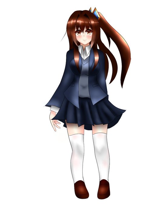 #これ本当に同一人物かよって絵を投げる見た人もやってほしいなチラチラチラチラチラチラうちのましろちゃん!同じキャラです_(:3 」∠)_ 