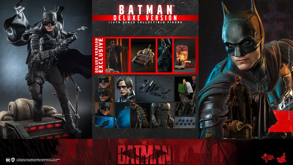ホットトイズ バットマン ボーナスアクセサリー付き 1/6 フィギュア