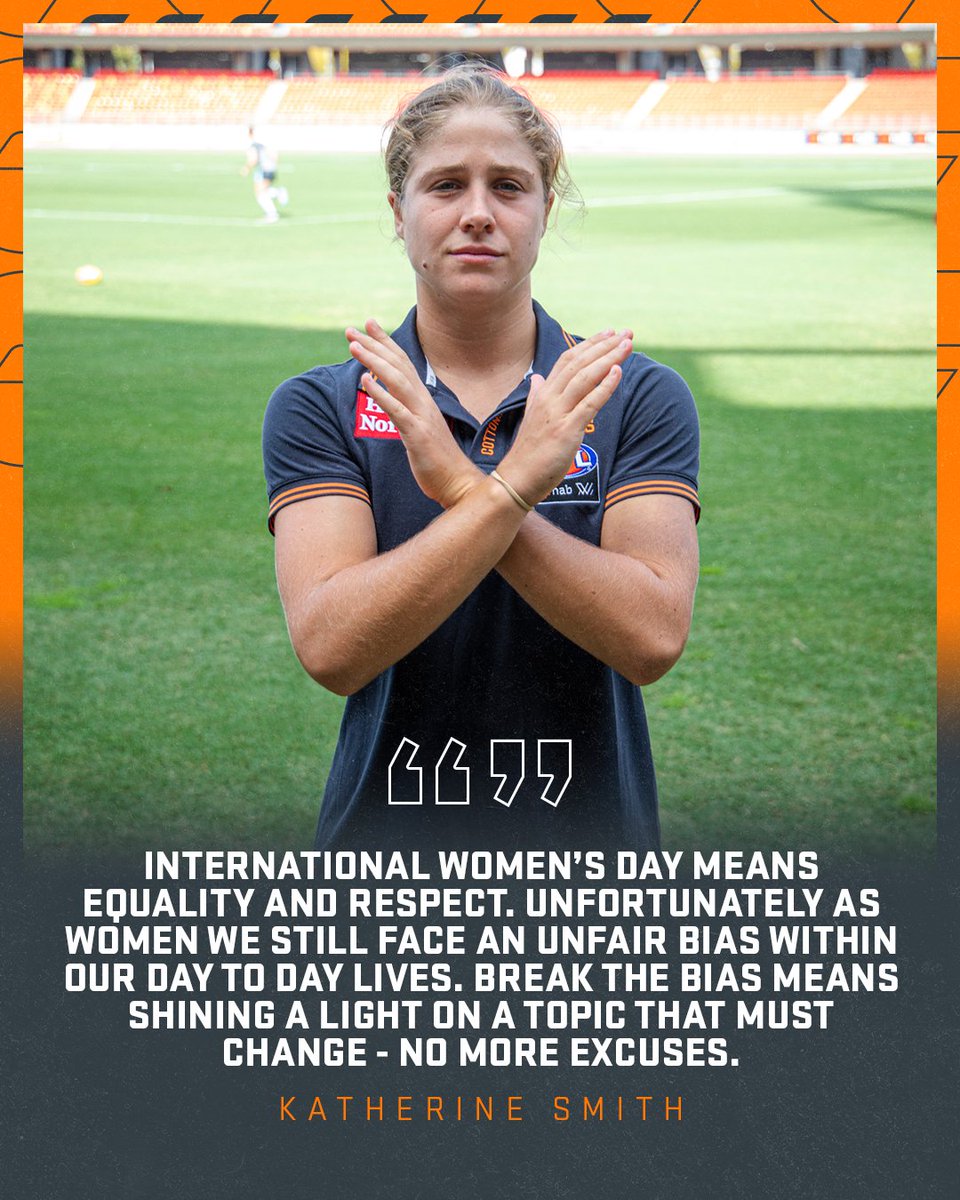 It must change, no more excuses #BreakTheBias 🙅‍♀️