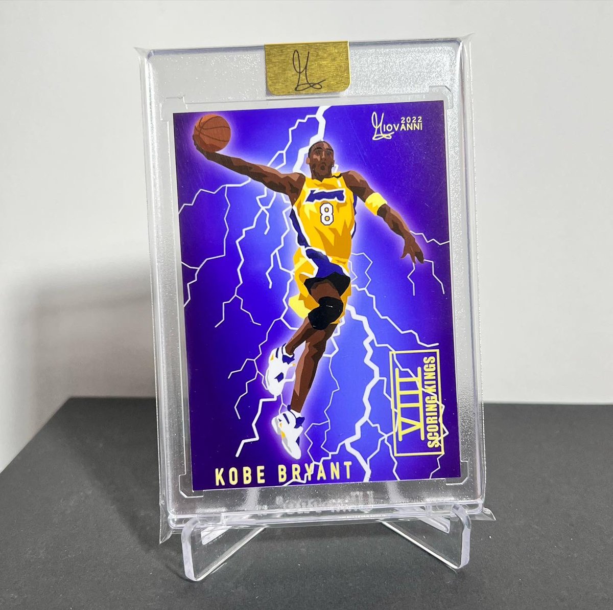 GiovanniCustoms's tweet photo. Kobe Scoring Kings / Kobe ‘95 with coating! #KobeBryant #Topps #NBA #art https://t.co/FxEp29Z8fY