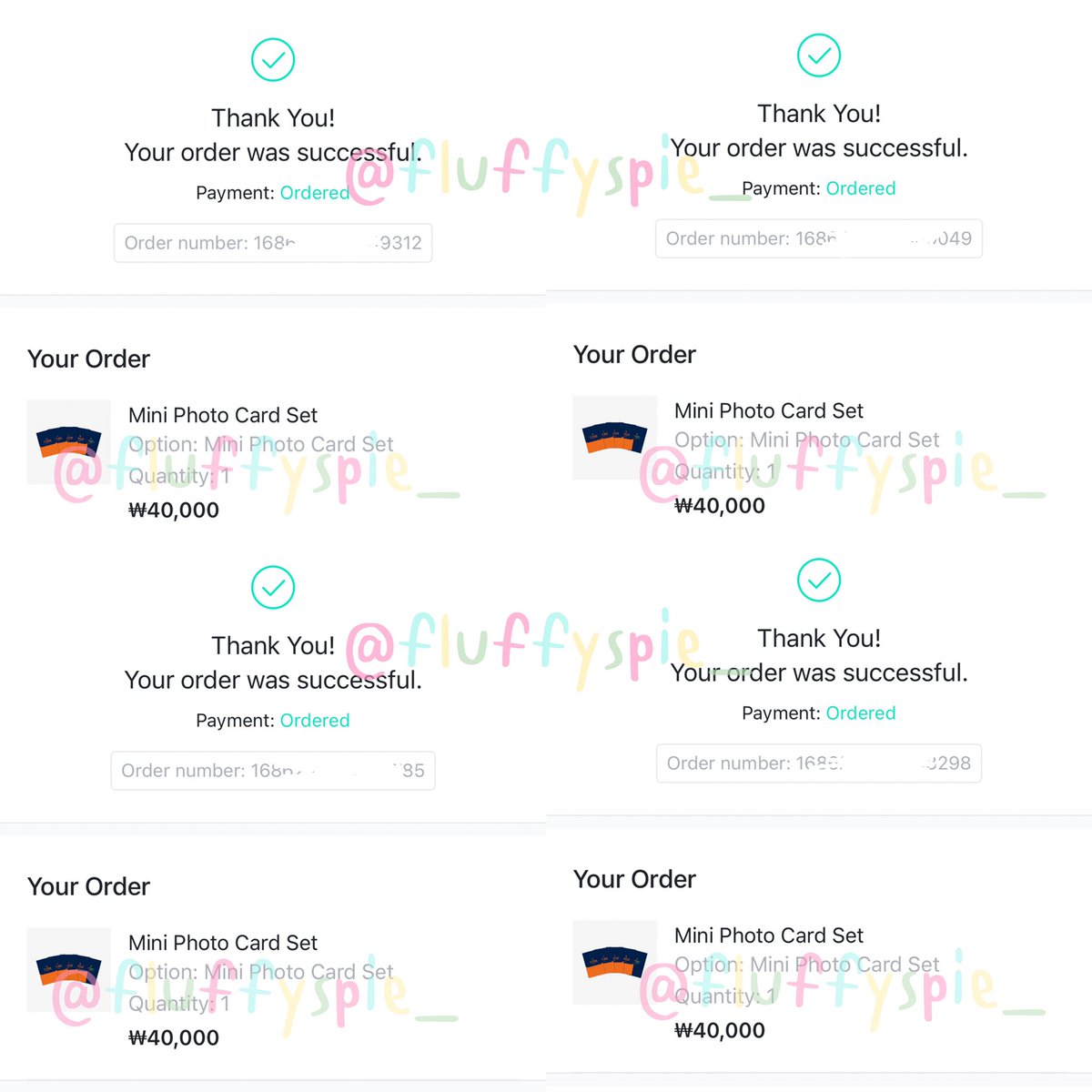 fluffyspie_'s tweet photo. —☁️ Mini photocard Set กกของให้ลูกค้าครบทุกคนแล้วนะคะ🤍✨
#Update95m https://t.co/QRGEgQKKfX