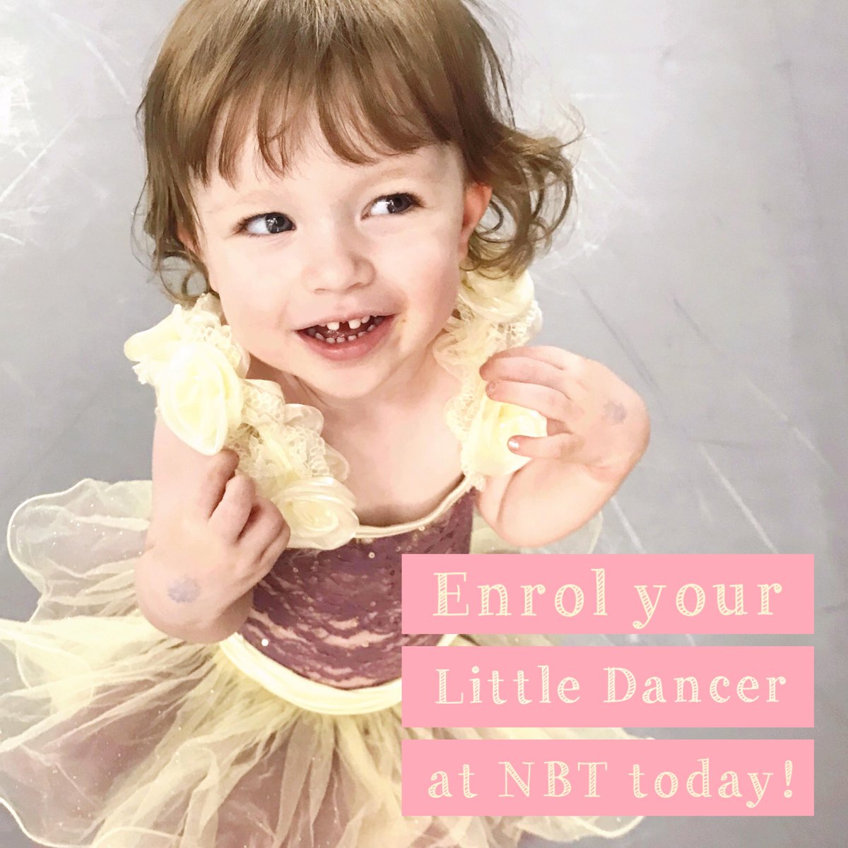 NewcastleB's tweet photo. Enrol your Tiny Dancer at NBT today!
See our website for the timetable and 
Register now for your FREE TRIAL. https://t.co/vpuGbo7ZX7