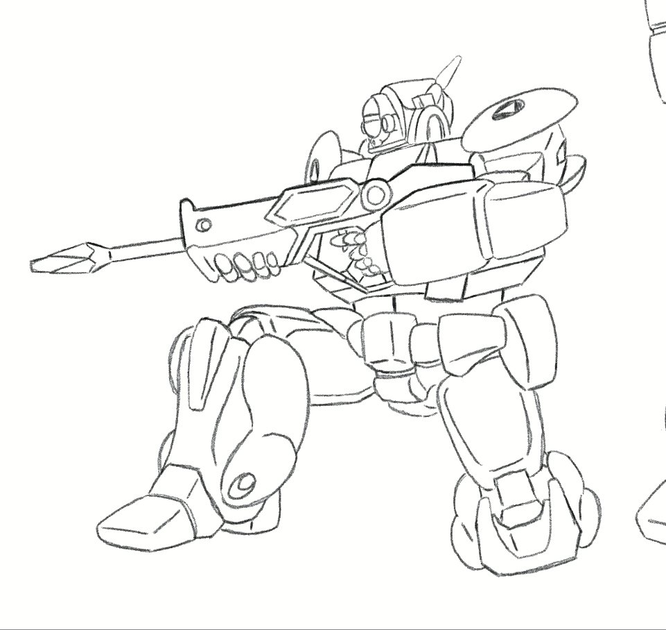 StevieMcMancake's tweet image. Work in progress. Southern Cross Civil Defense Units #robotech #bullpup #javalin
